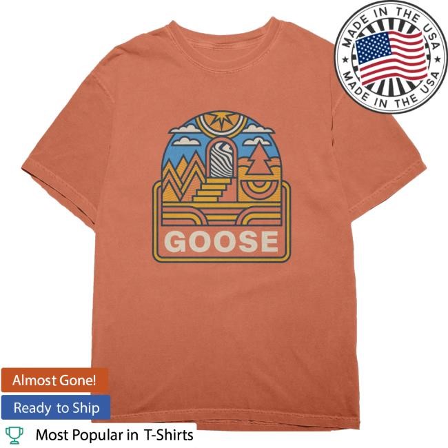 Goose Band Merch Trippy Staircase T Shirt Goose The Band Shop