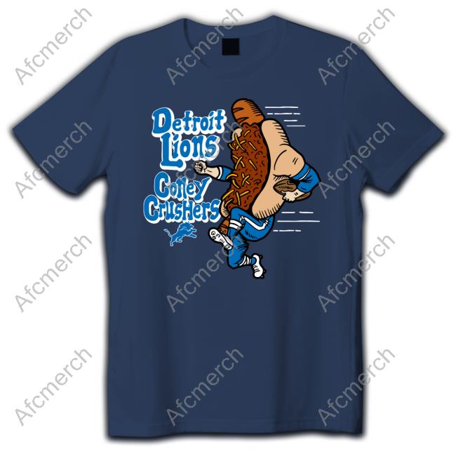 Official Detroit Lions Coney Crushers Crewneck Sweatshirt