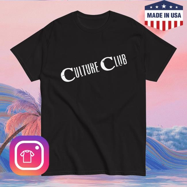 Culture Club Merch Shop Culture Club Logo Black S/S Shirt Boy George and Culture Club