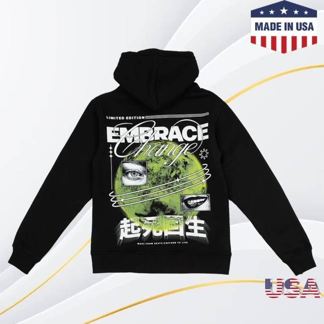 Official Beautiful Bastard Merch Store Philip DeFranco Embrace Change - Zip Hood
