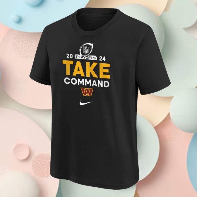 Washington Commanders 2024 Playoffs Take Command Tee Shirt