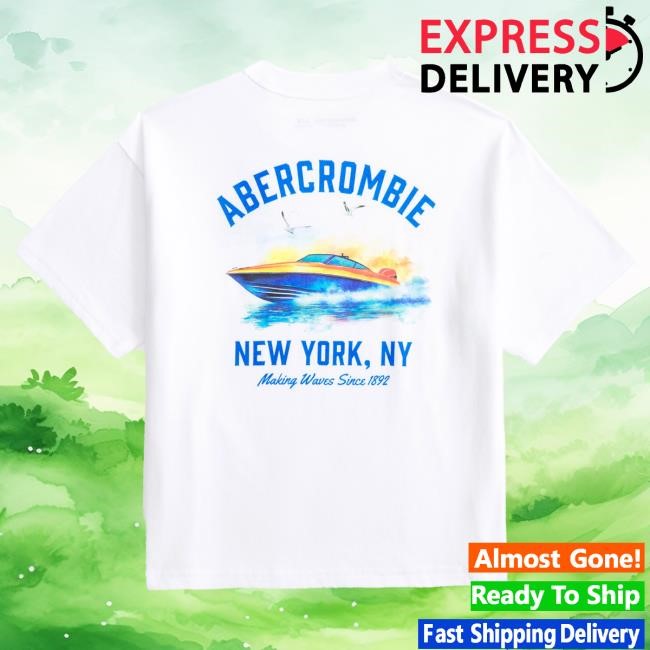 Official Abercrombie And Fitch Clothing imagery graphic logo Shirt