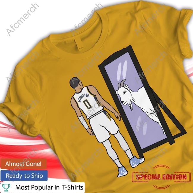 Official Tyrese Haliburton Mirror Goat T-Shirt