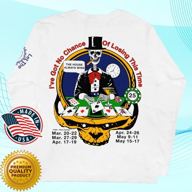 Official Online Ceramics Clothing Shop Online Ceramics Death Smiles at Us All Long Sleeve T Shirt White OnlineCeramics