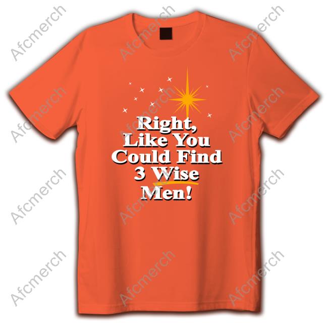 Right Like You Could Find 3 Wise Men Shirt Strangethrift