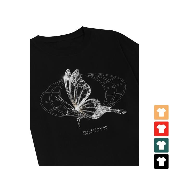 Glass Butterfly Crew Tomorrowland Official Merch Store Shop