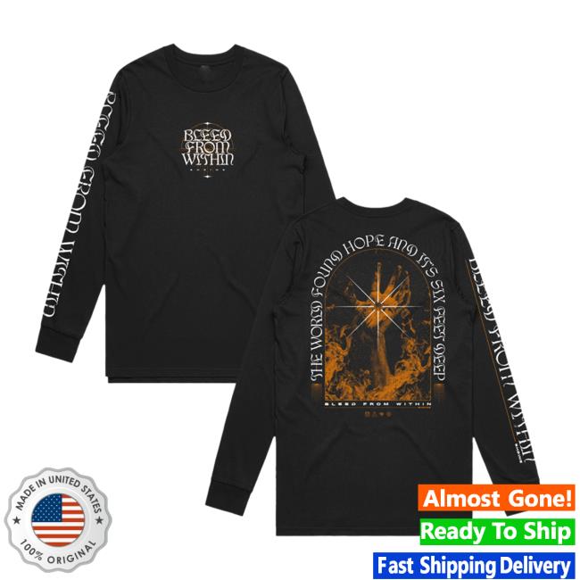 Bleed From Within Shop The Will To Resist The World Found Hope And It's Siz Feet Deep Hoodie