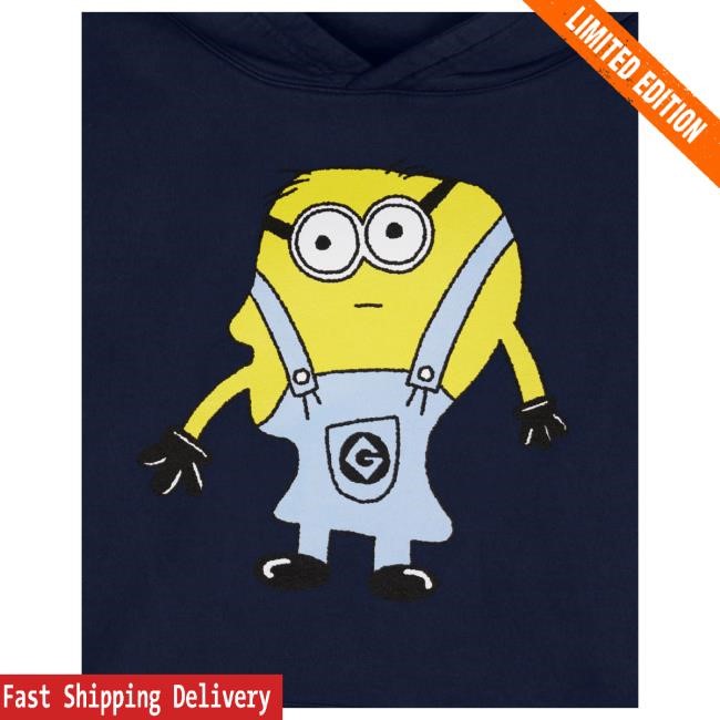 Brain Dead x Universal Parks Minions Logohead Attractive Hoodie - Navy