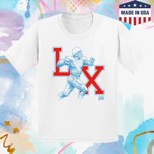 America250 LX Game Day Outline Youth T-Shirt For Young Fans