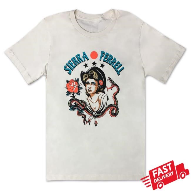 Official Sierra Ferrell Merch Shop Sierra Ferrell Pin Up Popover Shirt SierraFerrell