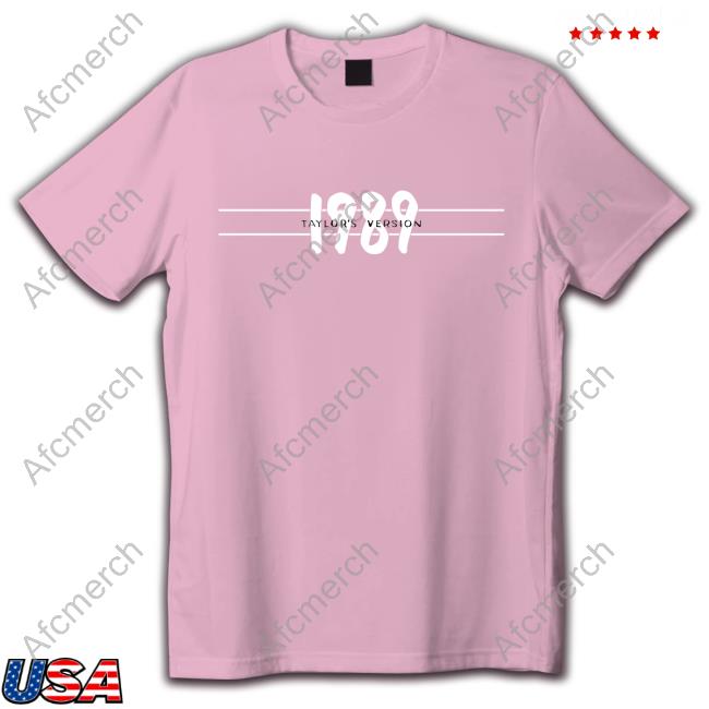 Official Taylor Swift Merch Pink 1989 Taylor's Version T-Shirt