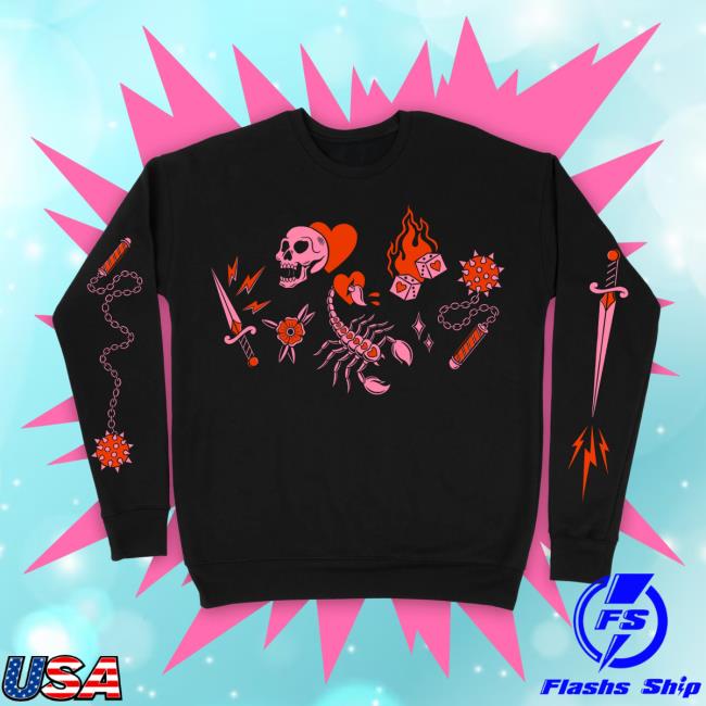 Official Tragic Girls Merch Tattoo Flash Sweatshirt