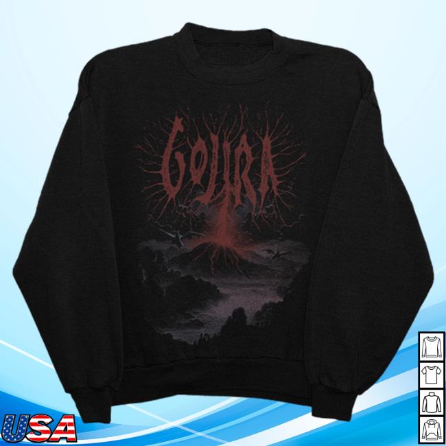 Official Gojira Merch Lightning Strike Sweatshirt