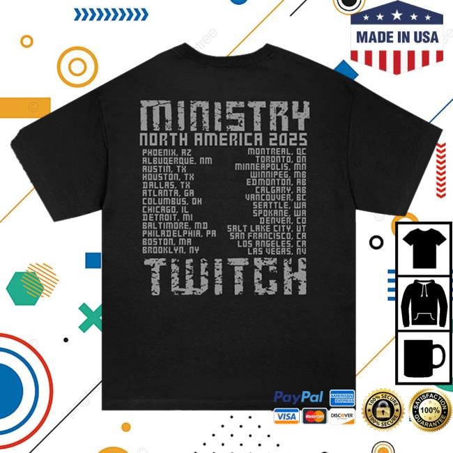 Twitch 2025 Tour Tee (Black) Ministry Store Merch
