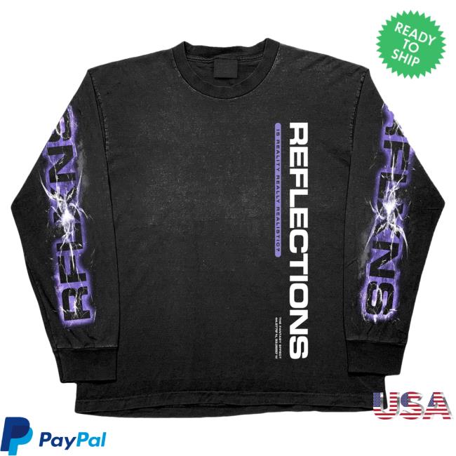 Official Merch Now Reflections Rflxns Black L/S Tee MerchNow