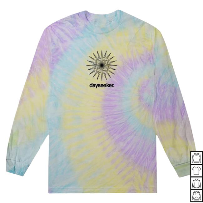 Official Dayseeker Merch Store Dreamstate Mystique Tie Dye LS Tee Dayseeker Shop