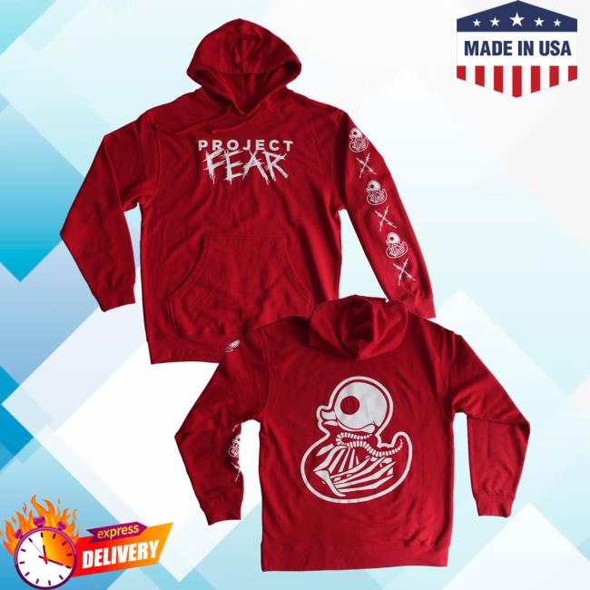 Official Fear Club Merch Store Shop Fear Gear Project Fear - Red Attractive Hoodie FearGear