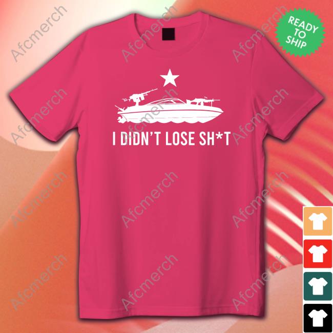 I Didn't Lose Shit Hooded Sweatshirt