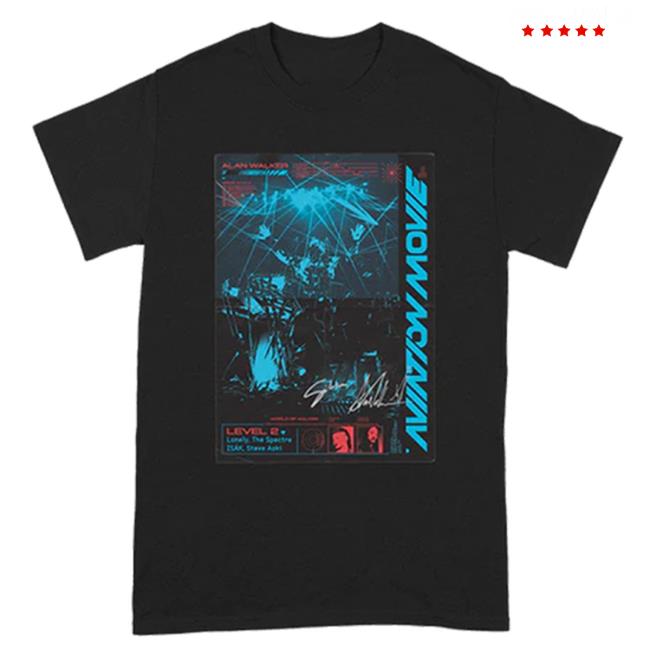 Official Kings Road Merch Store Alan Walker Aviation Movie The Aviation Movie | Level 2 | New Shirt AlanWalker Kings Road Shop