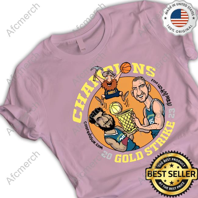 Official Colorado Sun Store Drew Litton's Denver Nuggets Tribute Long Sleeve Tee