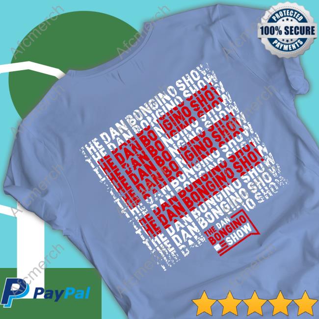 The Bongino Show Stacked Shirt Official The Bongino Show Stacked Cap