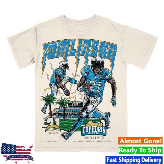Official Planet Euphoria Shop Merch LaDainian "LT" Tomlinson #/500 Shirt New