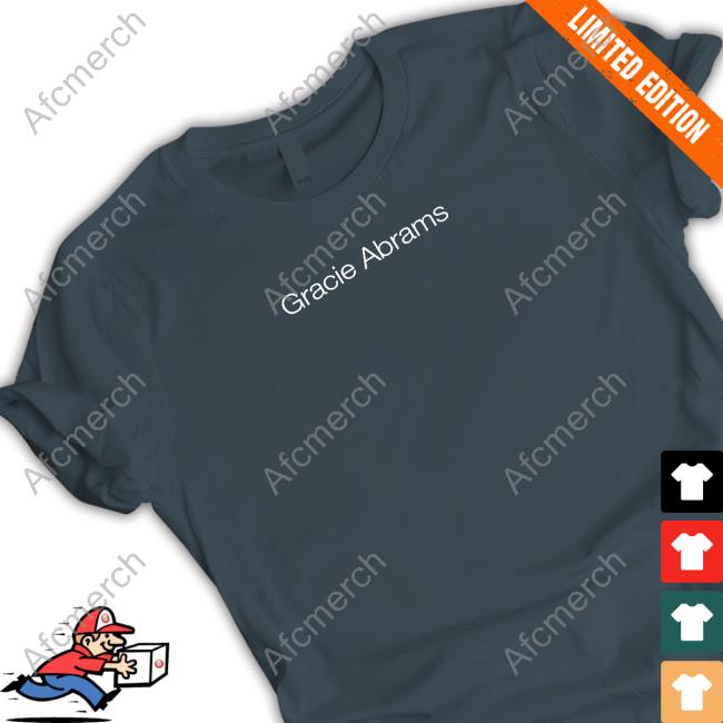 Official Gracie Abrams Merch Where Do We Go Now Shirt