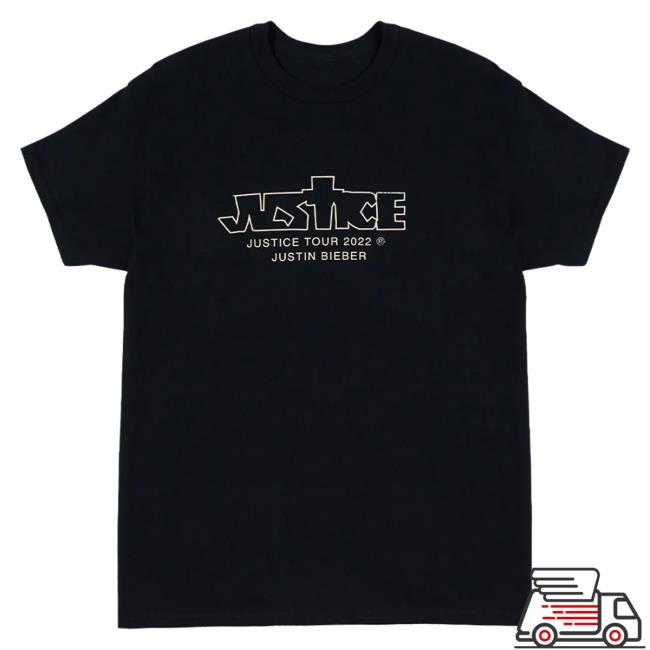 Official Justin Bieber Merch Store Shop Justin Bieber Justice Us & Canada Tour Black Popover Shirt JustinBieber Apparel Clothing