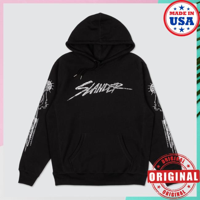 Slander Merch Black Mechanical Hooded Sweatshirt