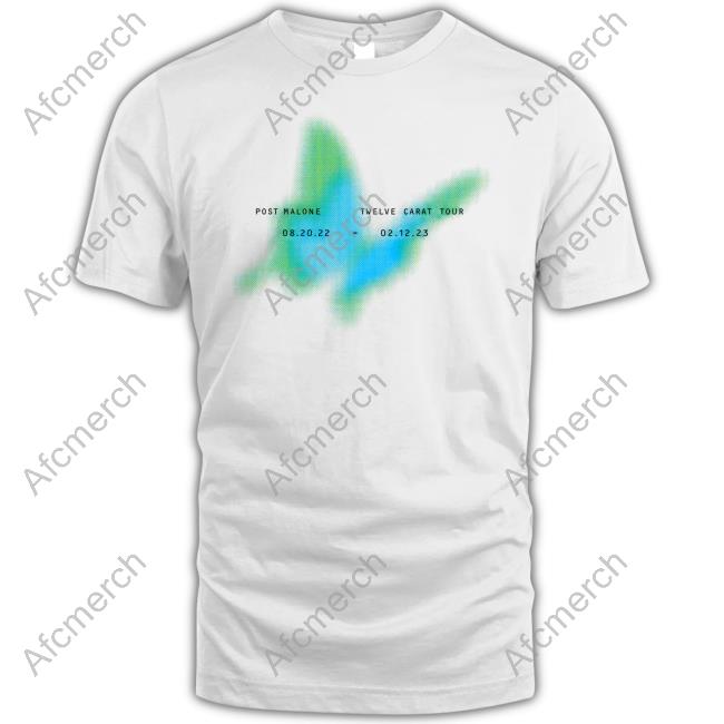 Official Post Malone Twelve Carat Tour 08.20.22 - 02.12.23 Shirt