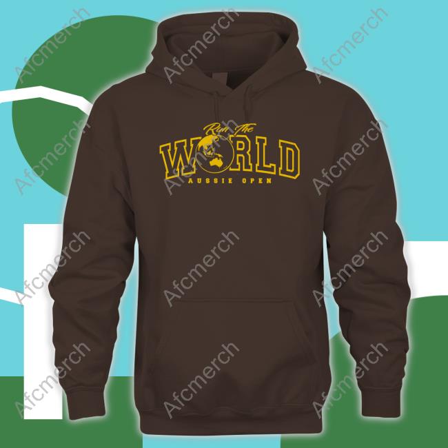 Kyle Fletcher Run The World T Shirt Aussie Open Merch