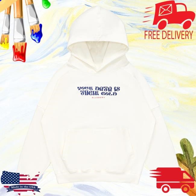 Official Allegory Clothing Data Mining Heavyweight Crewneck / White Allegory House Merch