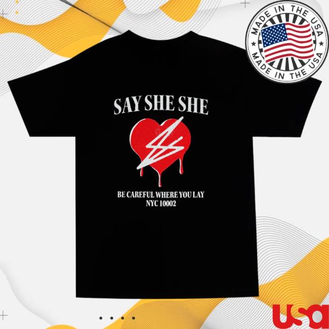 Official Hello Merch Store Say She She Bleeding Heart Popover Shirt Saysheshe Hellomerch Apparel Clothing Shop