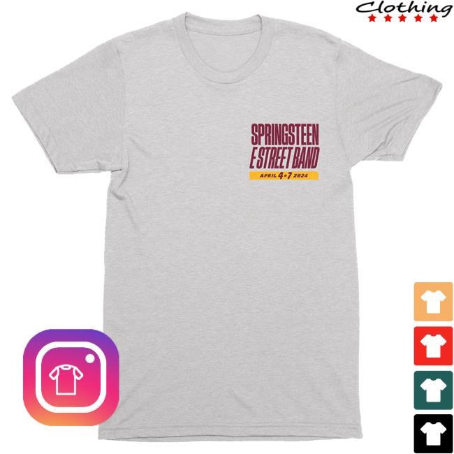Officia Bruce Springsteen Merch Store Springsteen & The E-Street Band Inglewood 2024 Limited Edition Tour Shirt 2024