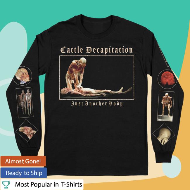 Official Indie Merch Store Shop Cattle Decapitation "Just Another Body" Long Sleeve New Shirt IndieMerchStore Carcosabc