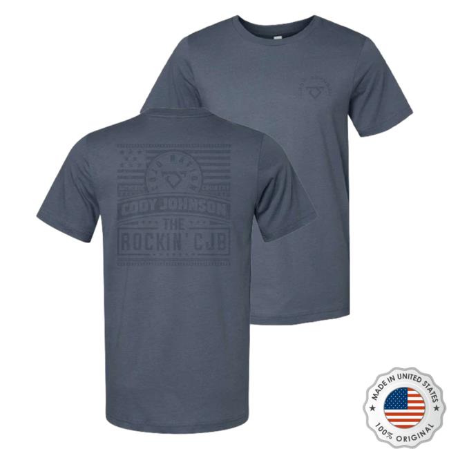 Official Cody Johnson Merch Store Cody Johnson Rockin' Cjb Flag T-Shirt Cody Johnson Apparel Clothing Shop CodyJohnson