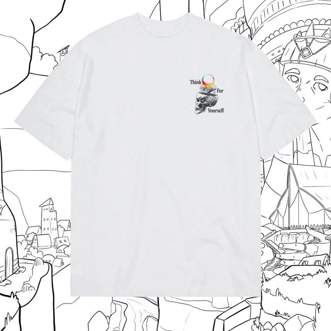 Official Joe Bartolozzi Merch Think For Yourself White Shirt