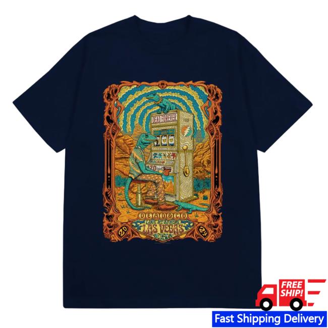 Official Dead & Company Merch Store Dead & Co Slot Machine Sphere Short Sleeve Deadandco Shop Clothing