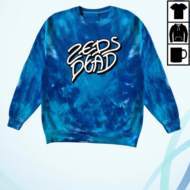 Official Zeds Dead Merch Zeds Dead Endure Tie Dye Pullover Hoodie