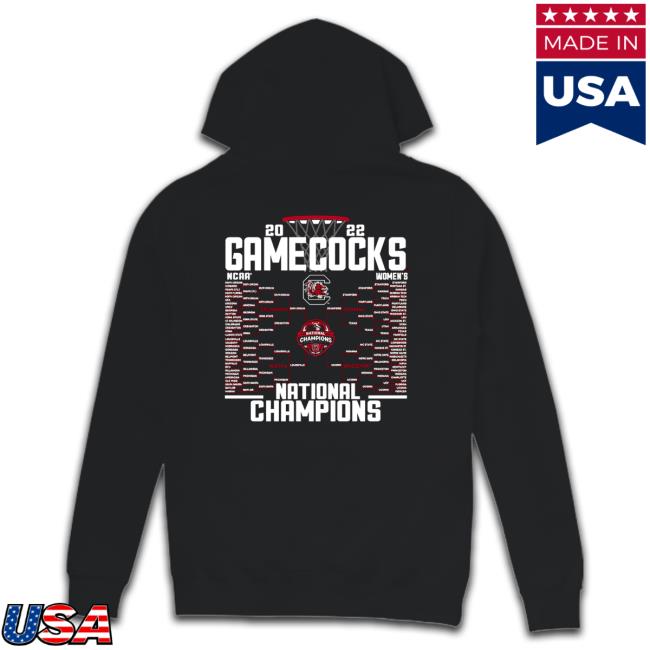 Official South Carolina Gamecocks Blue 84 Youth 2022 NCAA Women's Basketball National Champions Bracket Shirts South Carolina Gamecocks Blue 84 Youth 2022 NCAA Women's Basketball National Champions Bracket Shirt