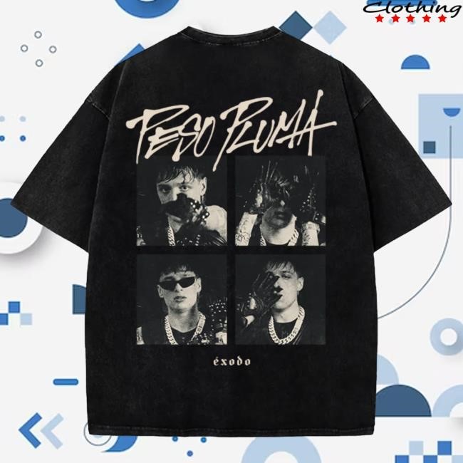 Official Peso Pluma Merch Store Peso Pluma Exodo Portraits New Shirt Peso Pluma Apparel Clothing Shop PesoPluma