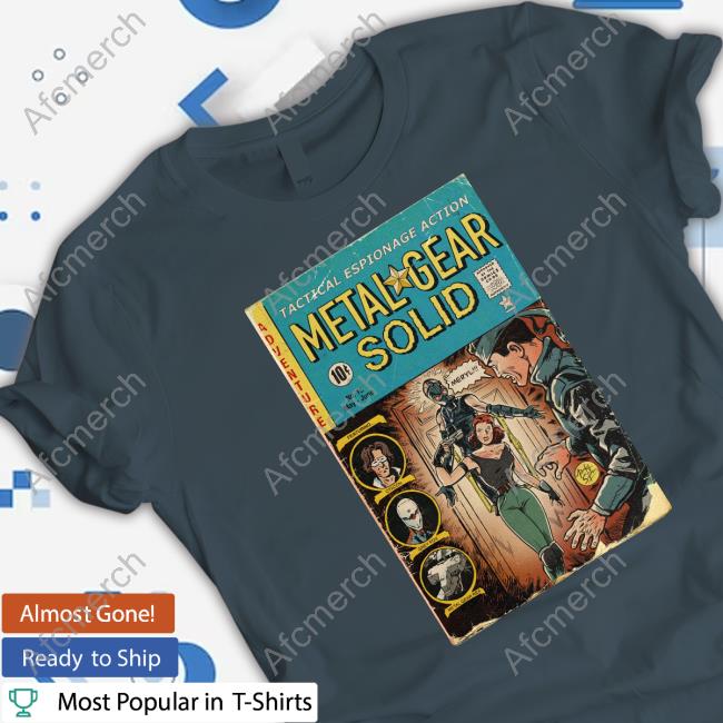Official David Hayter Adventure Tactical Espionage Action Metal Gear Solid T Shirt