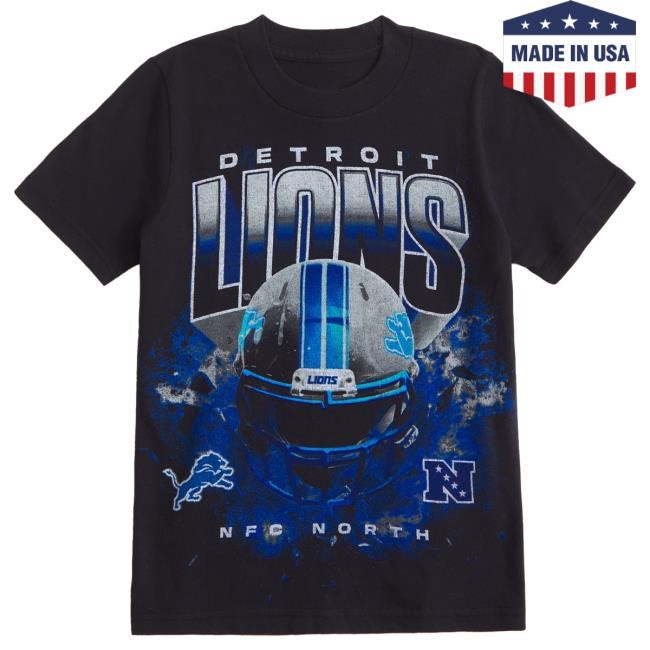 Official Abercrombie And Fitch Apparel detroit lions graphic Hot Shirt NFL by Abercrombie