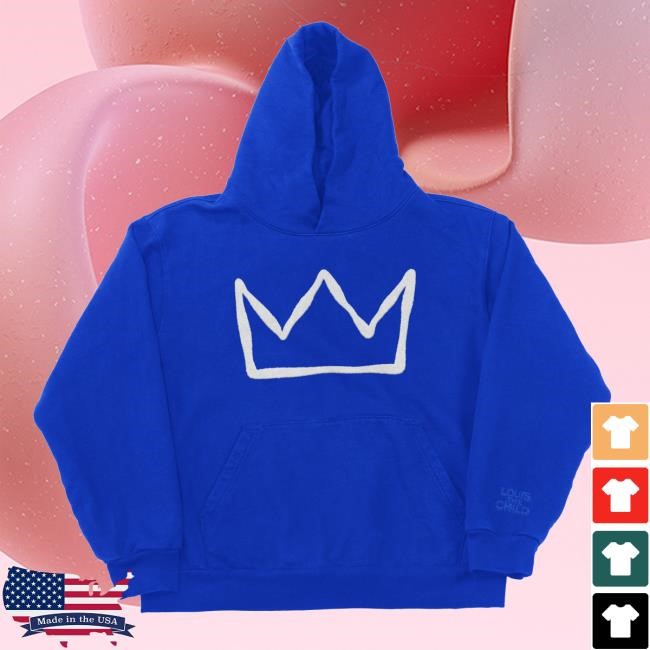 Louis The Child Official Merch Store Crown Pullover Sweatshirt Hooded Louis The Child Clothing
