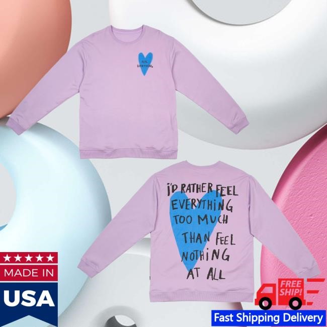 Official Beautiful Bastard Merch Store Philip DeFranco Feel Everything Pull Over Hoodie
