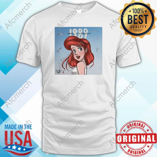 Official 1989 Ariel's Version Mermaid Princess T Shirt