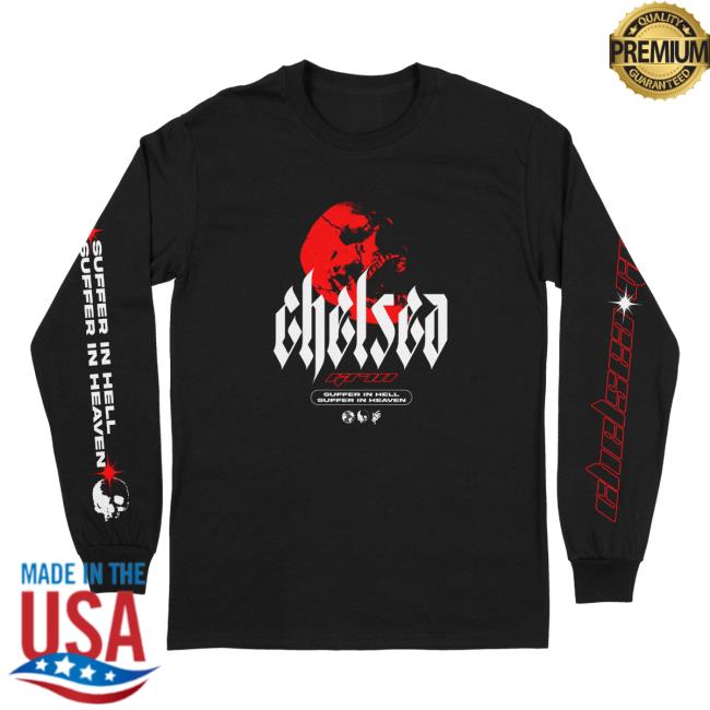 Chelsea Grin Merch Suffer In Hell Sufer In Heaven Dgiskull Sweatshirt
