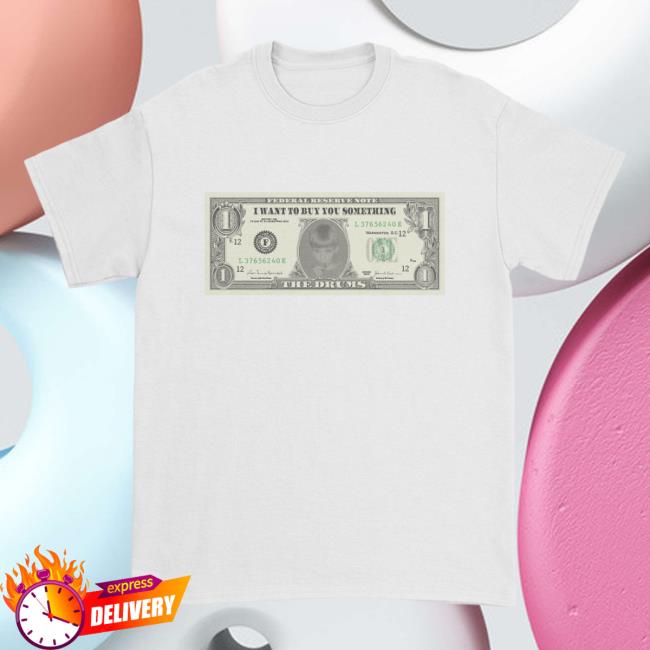 Official Kings Road Merch Store The Drums Shroom Money Tshirt (White)
