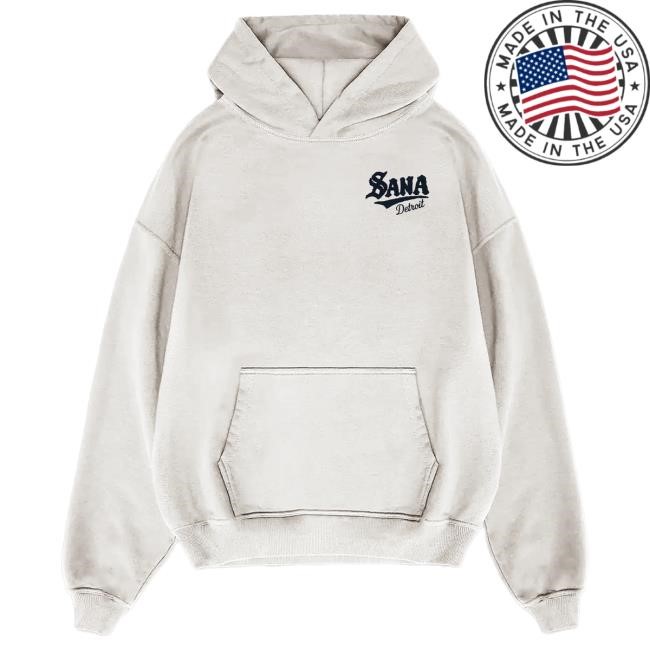 Official Sana Detroit Merch Store Sana X Skubal Fast Ball Hoody - Grey
