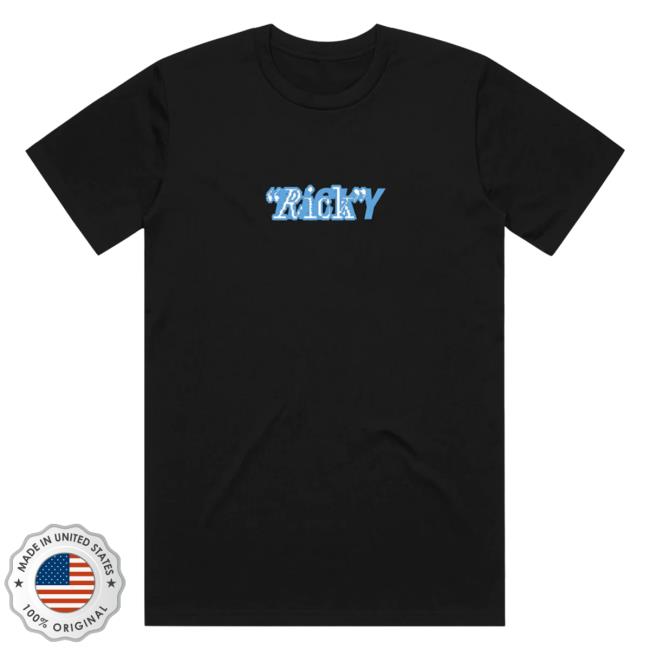 Official Ricky Montgomery Merch Store Ricky Montgomery Rick T-Shirt - Black RickyMontgomery